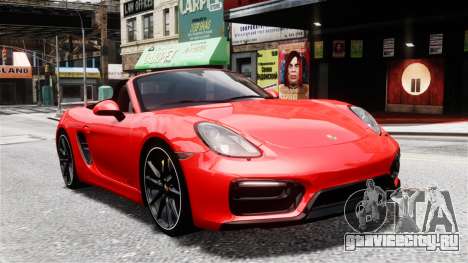 Porsche Boxster GTS 2014 для GTA 4