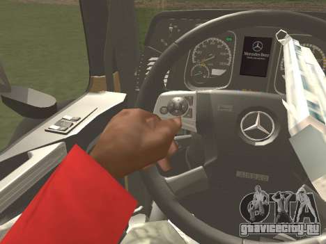 Mercedes-Benz Actros Mp4 6x2 v2.0 Gigaspace для GTA San Andreas