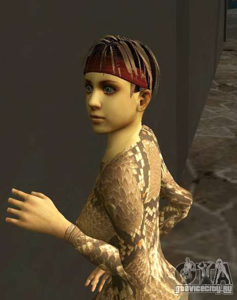 Rebecca Chambers Snake Battlesuit v1 для GTA San Andreas