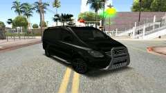 Mercedes-Benz Vito чёрный для GTA San Andreas