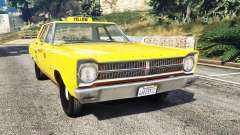 Plymouth Belvedere 1965 Taxi [replace] для GTA 5