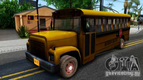 School Bus Driver Parallel Lines для GTA San Andreas