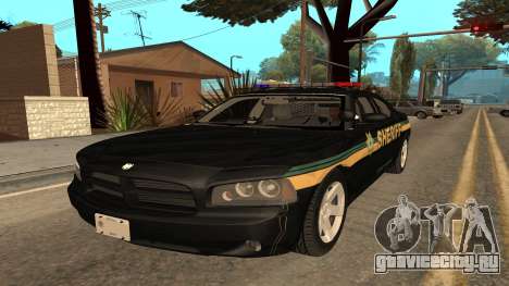 Dodge Charger County Sheriff для GTA San Andreas