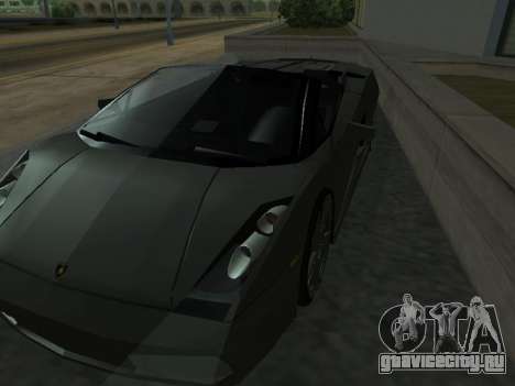 Lamborghini Galardo Spider для GTA San Andreas