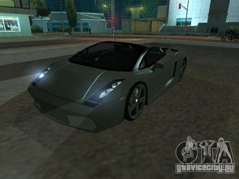 Lamborghini Galardo Spider для GTA San Andreas