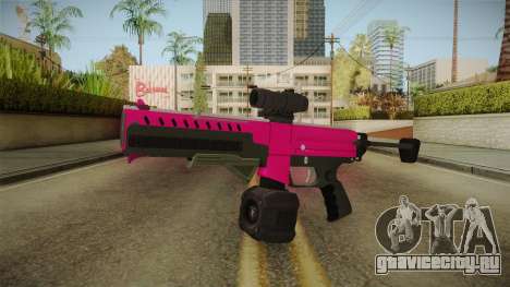 GTA 5 Combat PDW Pink для GTA San Andreas