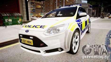 Ford Focus 2013 Swedish Police для GTA 4