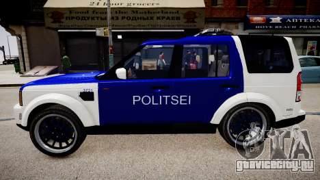 Land Rover Discovery 4 Estonian Police для GTA 4