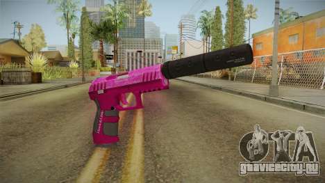GTA 5 Combat Pistol Pink для GTA San Andreas