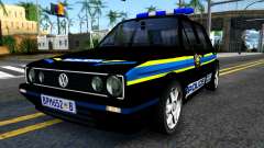 Volkswagen Golf Black South African Police для GTA San Andreas