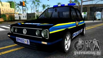 Volkswagen Golf Black South African Police для GTA San Andreas
