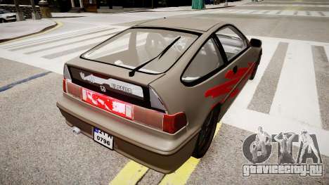 Honda CRX 1992 для GTA 4