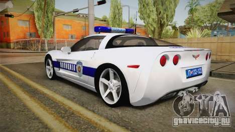 Chevrolet Corvette C6 Serbian Police для GTA San Andreas