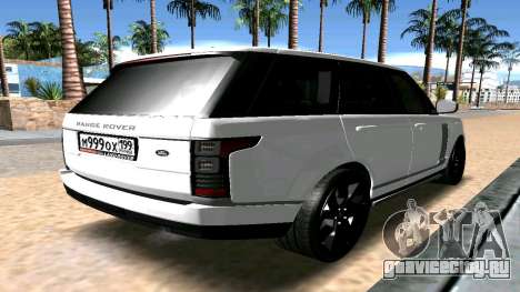 Range Rover для GTA San Andreas