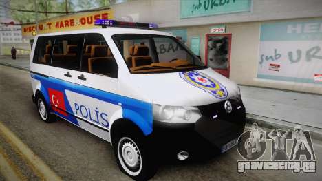 Volkswagen Transporter Turkish Police для GTA San Andreas