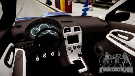 Subaru Impreza WRX STI для GTA 4
