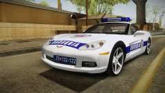 Chevrolet Corvette C6 Serbian Police для GTA San Andreas