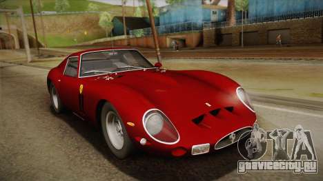 Ferrari 250 GTO (Series I) 1962 HQLM PJ1 для GTA San Andreas