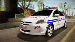 Toyota Vios Philippine Police для GTA San Andreas