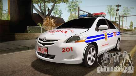 Toyota Vios Philippine Police для GTA San Andreas