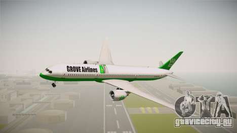 Boeing 787 Grove Airlines для GTA San Andreas