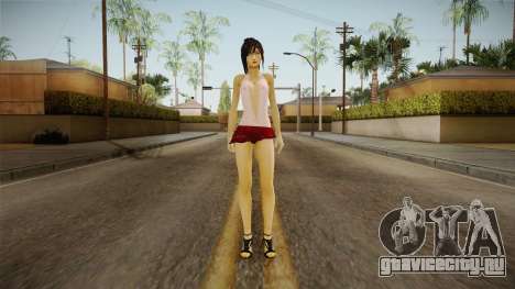 Tifa Lockhart Short Red Skirt v1 для GTA San Andreas