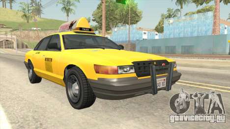 GTA 4 Taxi Car SA Style для GTA San Andreas