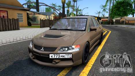 Mitsubishi Lancer Evolution IX 2006 MR для GTA San Andreas