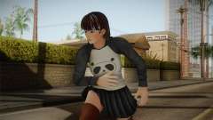 DoA 5: LR - Lei Fang Panda Shirt Long Hair для GTA San Andreas