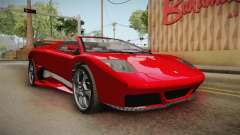 GTA 5 Pegassi Infernus Cabrio для GTA San Andreas