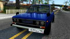 ВАЗ 2106 голубой для GTA San Andreas
