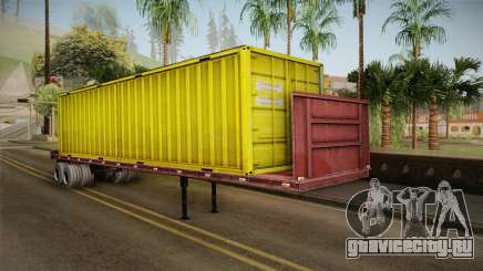 Yellow Trailer Container HD для GTA San Andreas
