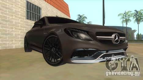 Mercedes-Benz C63S AMG Coupe 2017 для GTA San Andreas