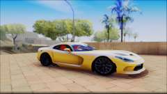 Dodge Viper жёлтый для GTA San Andreas