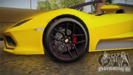 GTA 5 Pegassi Tempesta Spyder IVF для GTA San Andreas