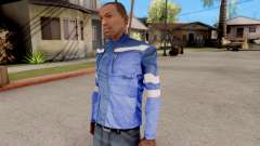 Синяя куртка для GTA San Andreas