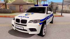BMW X5 Croatian Police Car белый для GTA San Andreas