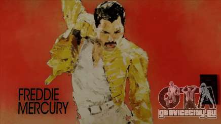 Freddie Mercury Art Wall для GTA San Andreas