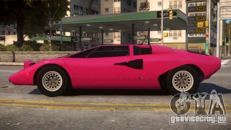 Lamborghini Countach LP400 1974 для GTA 4