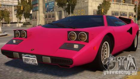 Lamborghini Countach LP400 1974 для GTA 4