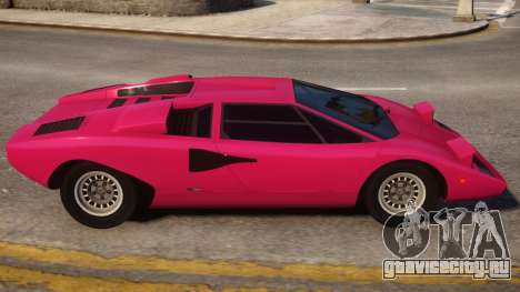 Lamborghini Countach LP400 1974 для GTA 4