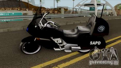 New Police Bike для GTA San Andreas