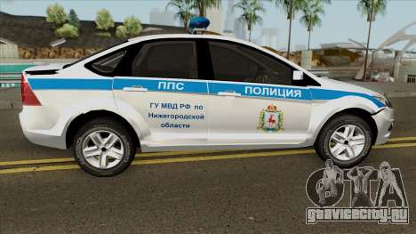 Ford Focus 2009 Police для GTA San Andreas