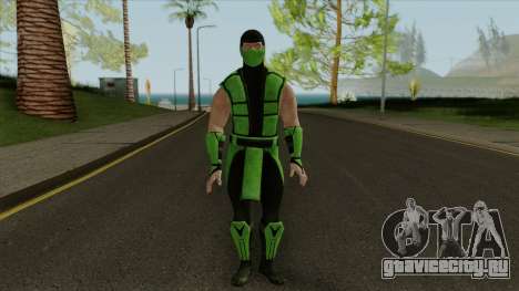 Mortal Kombat X Klassic Human Reptile для GTA San Andreas