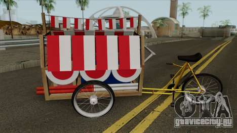 Indonesian Flag Seller Cart для GTA San Andreas