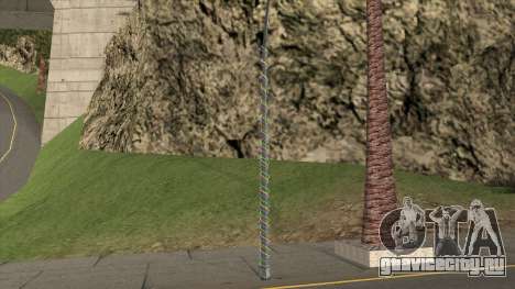 Фонари и Столбы Украшенные Гирляндами для GTA San Andreas