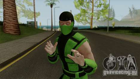 Mortal Kombat X Klassic Human Reptile для GTA San Andreas
