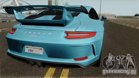 Porsche 911 GT3 4.0 2018 для GTA San Andreas