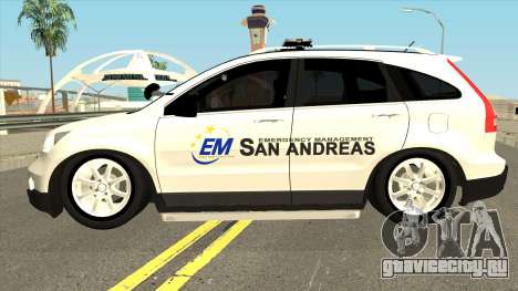 Honda CRV Emergency Management 2011 для GTA San Andreas