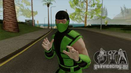 Mortal Kombat X Klassic Human Reptile Skin для GTA San Andreas